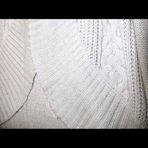 Ivory, warm, cardigan